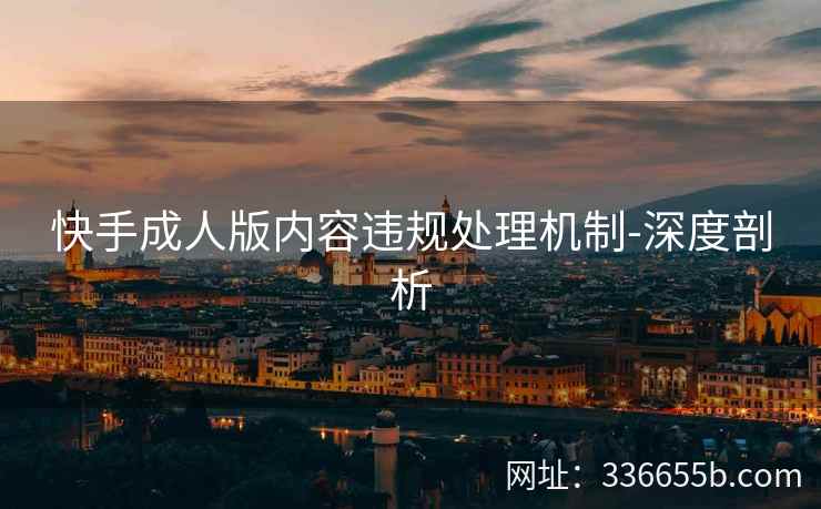 快手成人版内容违规处理机制-深度剖析