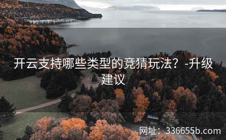 开云支持哪些类型的竞猜玩法？-升级建议