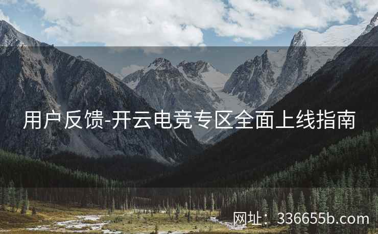 用户反馈-开云电竞专区全面上线指南